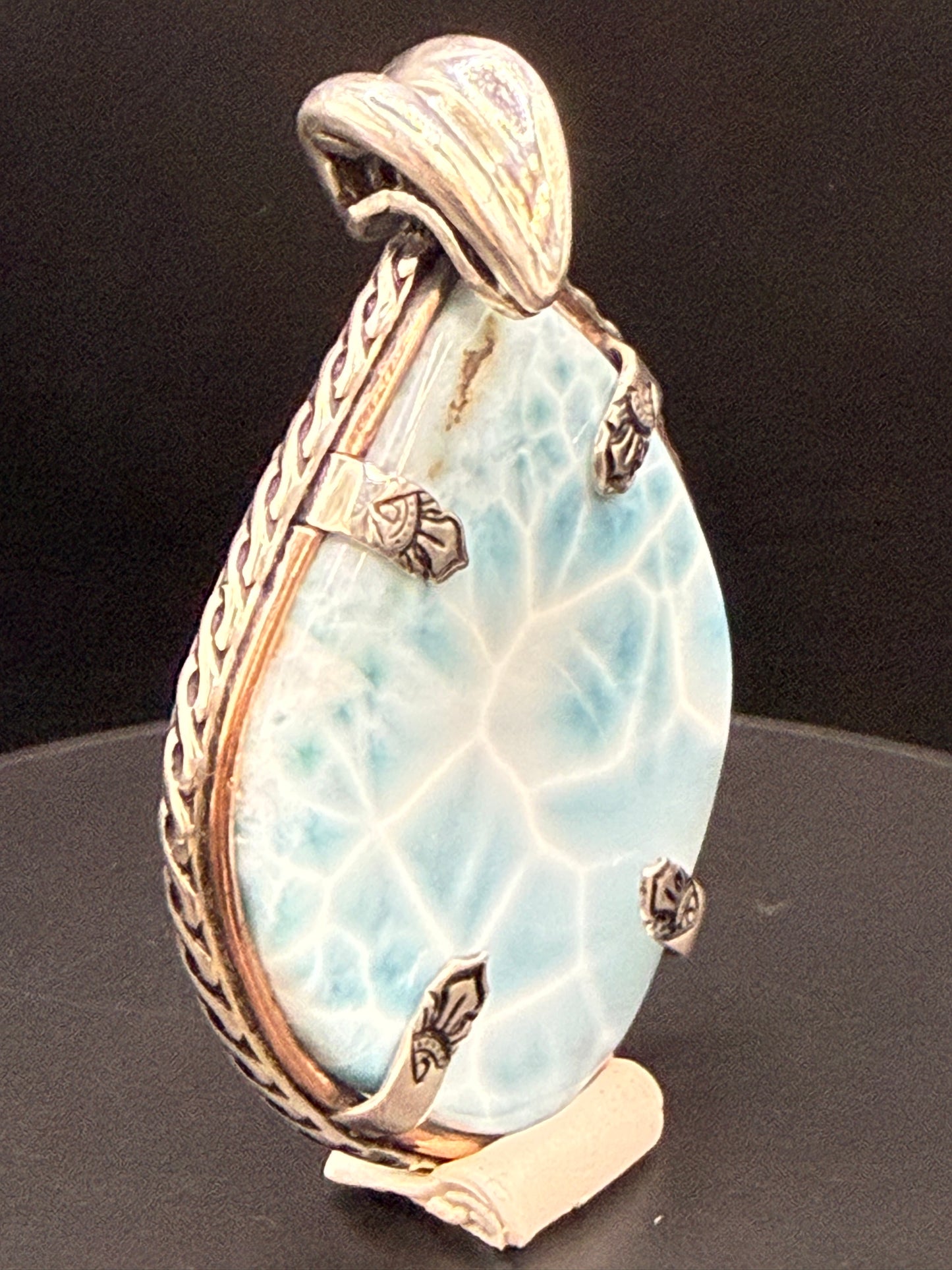AAAA Grade Larimar Statement Piece